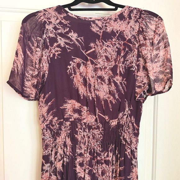 Anthropologie Somerset Maxi Dress Purple Floral, Small - Picture 10 of 16